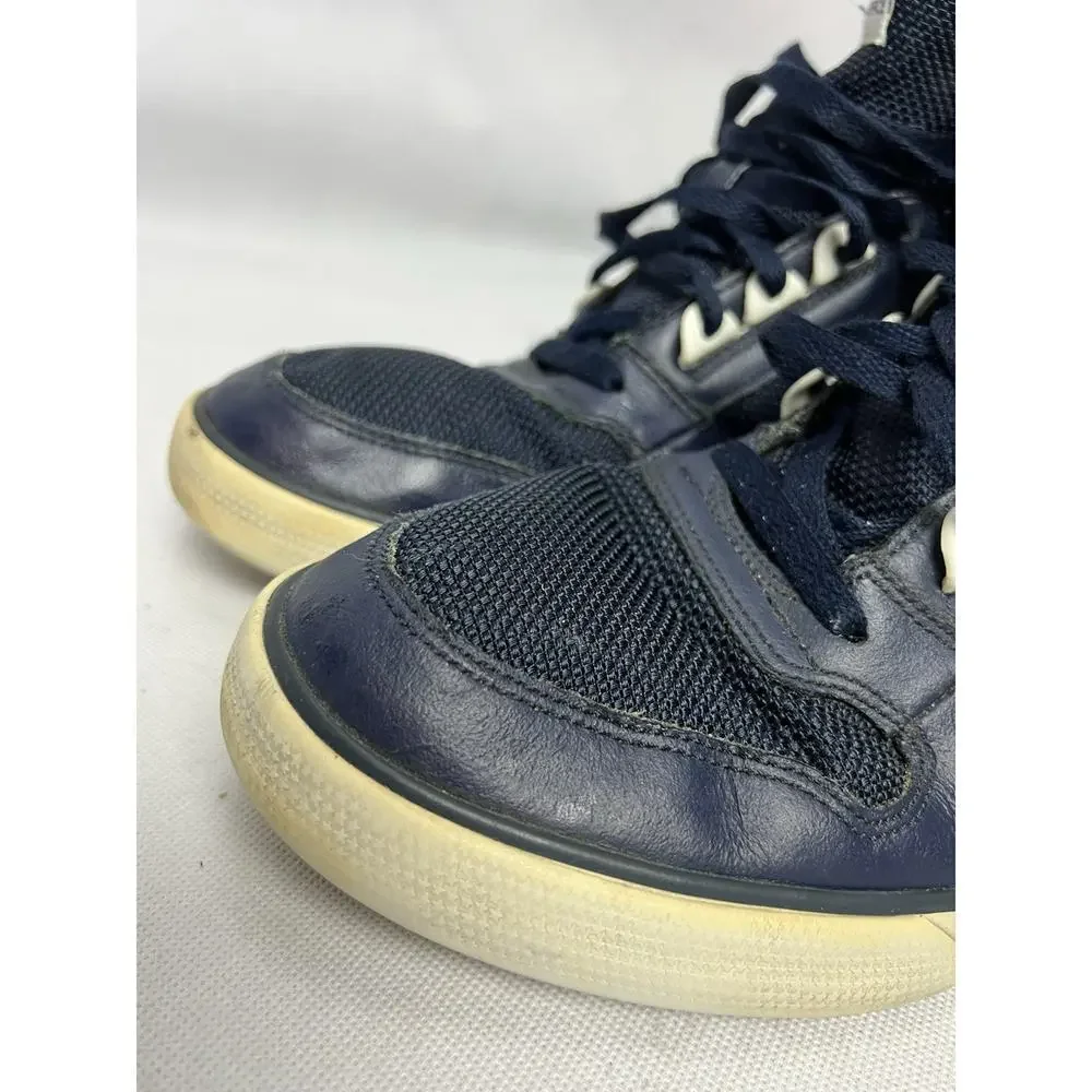Nike Delta Force AC High Shoes Blue Basketball Lace up Sneakers Size 11